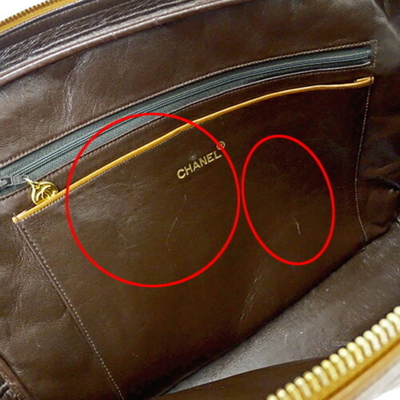 Chanel CHANEL Bag Matelasse Women's Shoulder Chain Tote Lambskin Brown - Picture 8 of 13